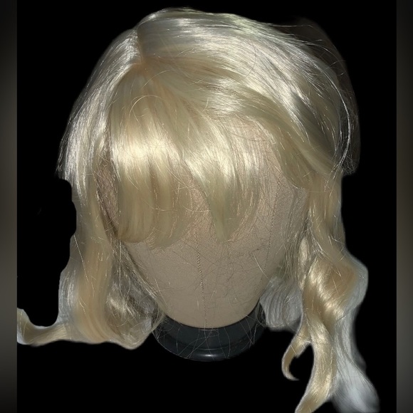 New Long Wavy Bob style Blonde wig Halloween Costume Cosplay Spider Gwen - Picture 2 of 5